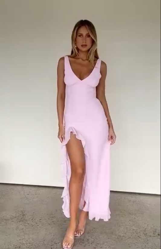 Elegante vestido de algodón 100% Rosy
